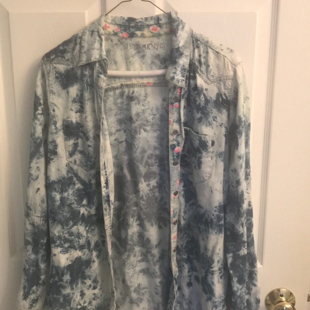 Tie dyed chambray BlankNYC